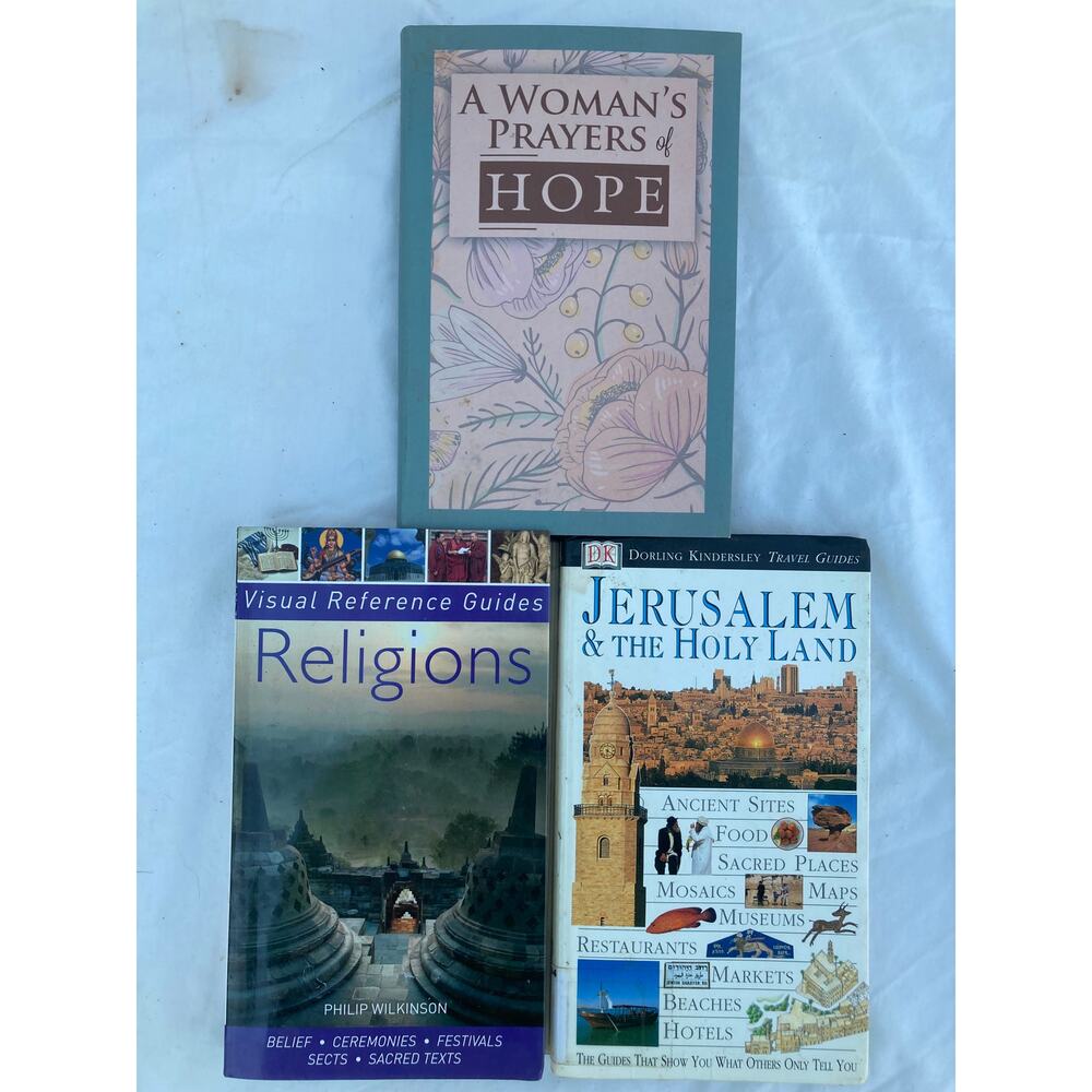 Religion Visual Reference Guide & DK Publishing Holy Land Travel - 3 Book Lot14